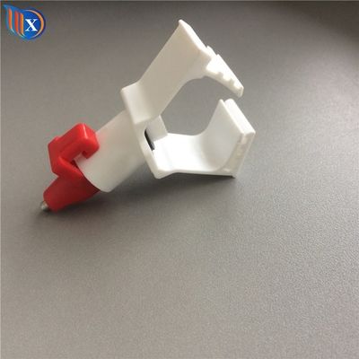 25mm 22x22mm Water Nipple Drinker Chicken Feeder With Clamp